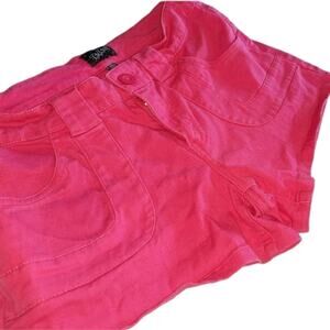 BEBOP Pink Twill Short Shorts Juniors 7
